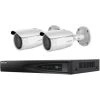 Kit Vidéosurveillance 2 Caméras Bullet - Hikvision - HIK-KITNVR2BULL2-001 - Blanc