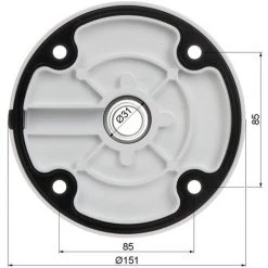 Hikvision - DS-1271ZJ-140 - Support Suspension Plafond Pour Caméra Dôme - Blanc -HIKVISION Soldes Magasin 27716532 3