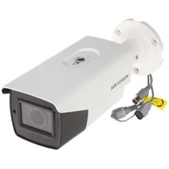 Hikvision - DS-2CE19H8T-AIT3ZF - Caméra Tube Varifocale Extérieur 5MP IR 80 M - Blanc