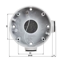 Boîte Arrière Pour Caméras De Balle Hikvision DS-1260ZJ -HIKVISION Soldes Magasin 37623724 3