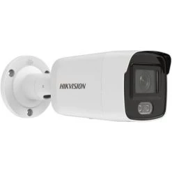 Hikvision - DS-2CD2087G2-L(2,8mm) - Caméra Tube IP 8MP Infrarouge 40 M - Blanc