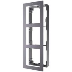 Boîtier De Montage En Saillie Pour 3 Modules Portier Vidéo Série KD8 - Hikvision - Gris
