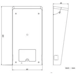 Hikvision DS-KABV8113-RS Tettuccio Protettivo Antipioggia Per Montaggio A Parete Postazione Esterna DS-KV8x13-WME1 5 Hikvision DS-KABV8113-RS Tettuccio Protettivo Antipioggia Per Montaggio A Parete Postazione Esterna DS-KV8x13-WME1 -HIKVISION Soldes Magasin 50791429 3