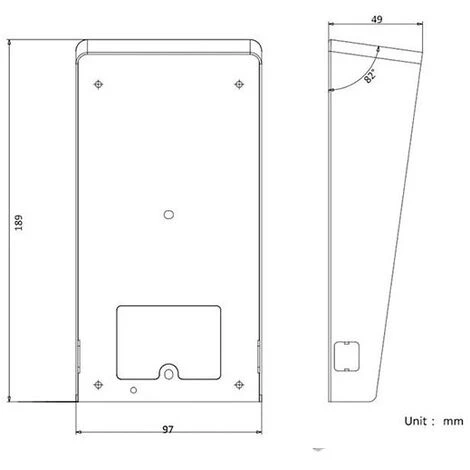 Hikvision DS-KABV8113-RS Tettuccio Protettivo Antipioggia Per Montaggio A Parete Postazione Esterna DS-KV8x13-WME1 3 Hikvision DS-KABV8113-RS Tettuccio Protettivo Antipioggia Per Montaggio A Parete Postazione Esterna DS-KV8x13-WME1 – Image 3