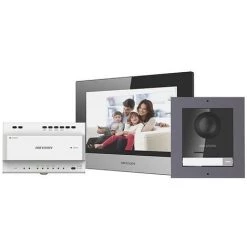Kit Interphone Vidéo IP 2 Fils Hikvision - Noir