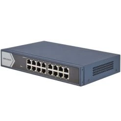 HIKVISION Switch 16 Ports Non-manageable Gigabit - DS-3E0516-E(B) - Bleu