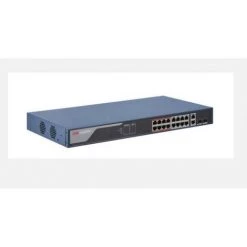Commutateur Hikvision Ds-3e1318p-ei 301801789-16 Ports Poe + 2 Ports Uplink