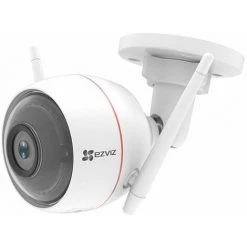 HIKVISION EZVIZ Caméra WIFI 2MP 2,8mm Optique Stroboscopique Et Sirène C3W-PLUS